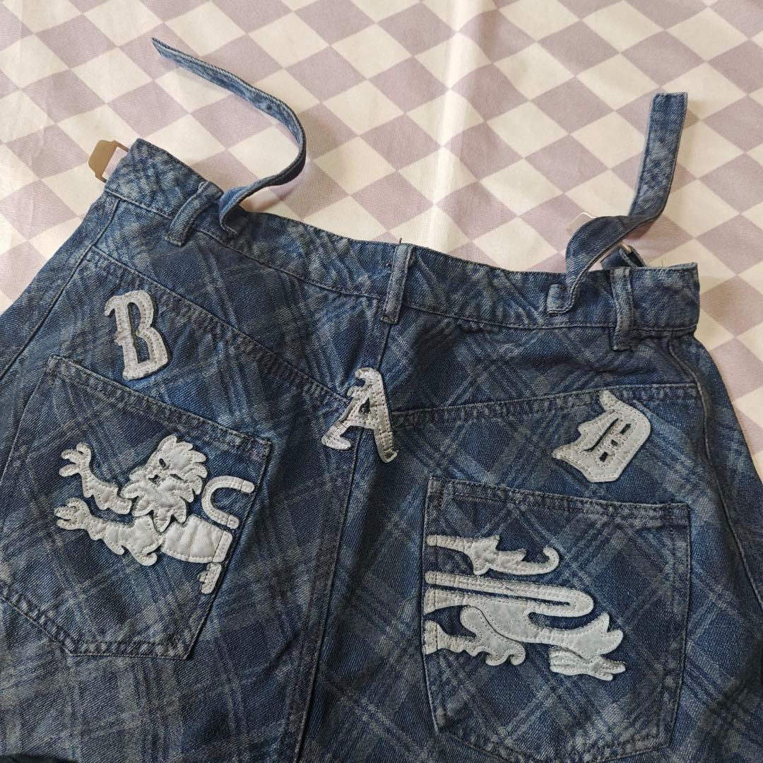 BADBLOOD 紺色 デニムパンツ XS