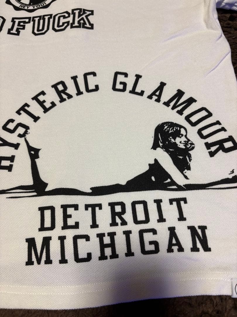 Hysteric Glamour ポロシャツ 半袖 ホワイト