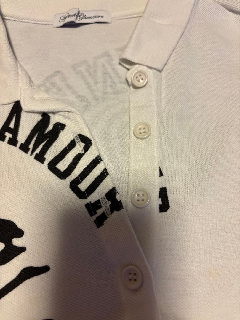 Hysteric Glamour ポロシャツ 半袖 ホワイト