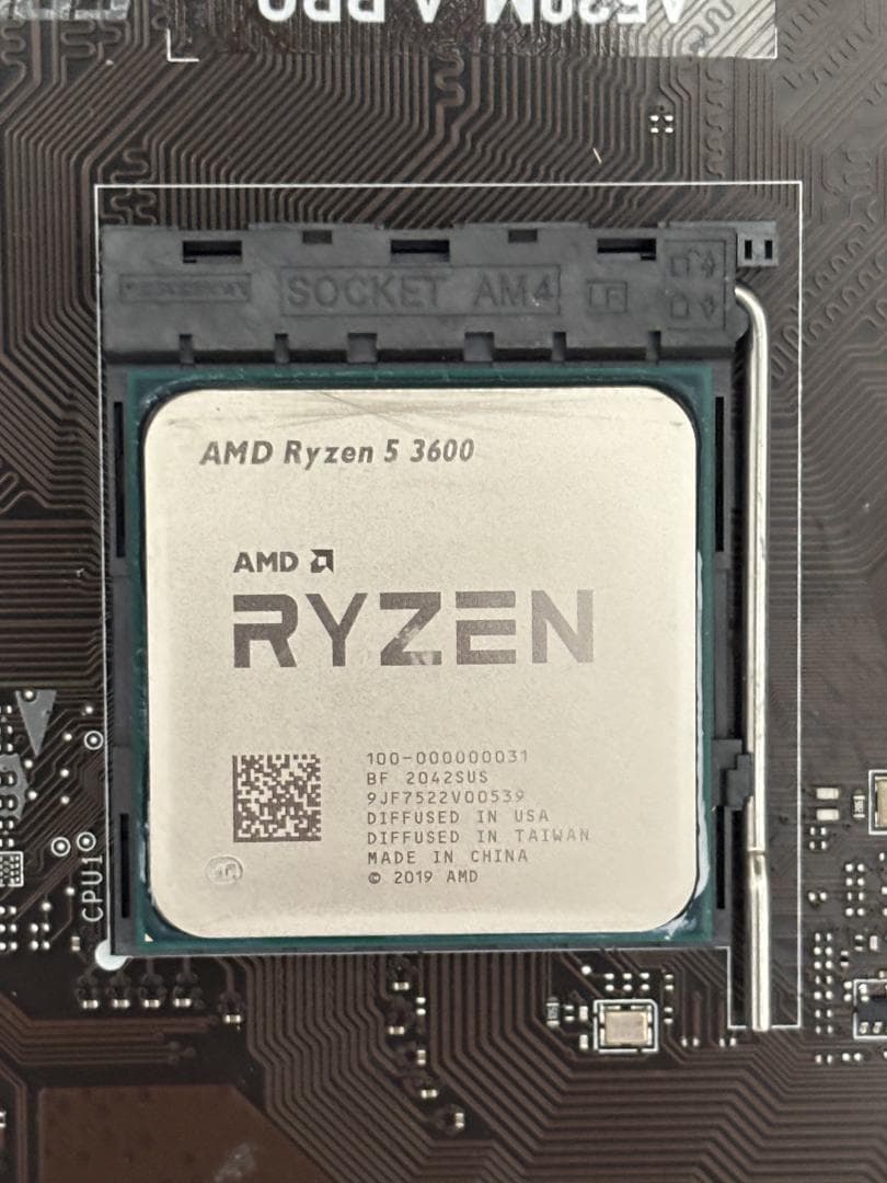 【まとめ売り】Ryzen 5 3600 ＋ MSI A520M-A PRO