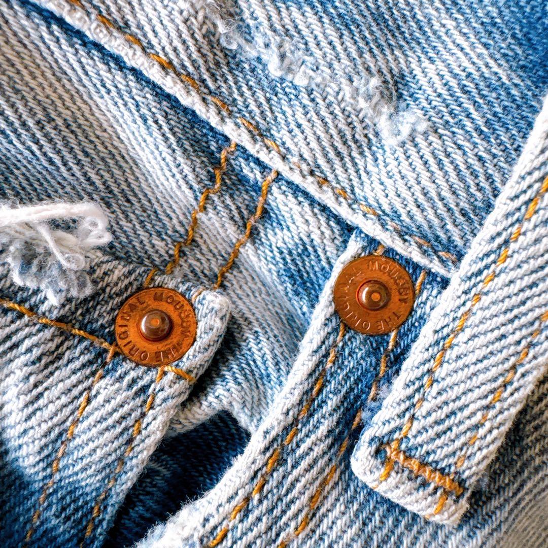 MOUSSY マウジー HW 90S STRAIGHT デニム ハイウエスト