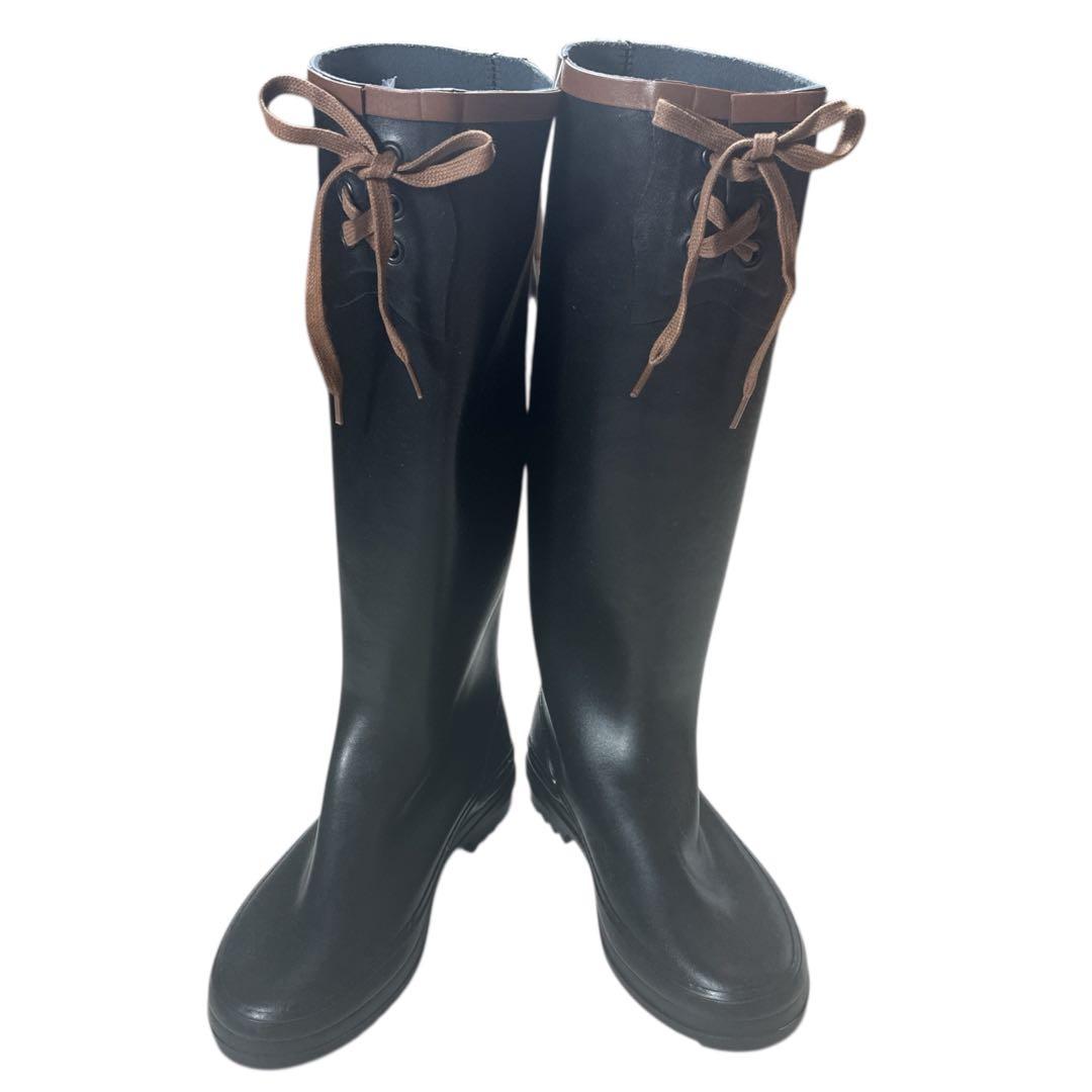 新品 未使用 タグ付き エーグル AIGLE レインブーツ