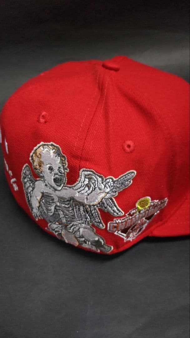 New Era59FIFTY×NZMUコラボLAドジャースキャップレッド1/2
