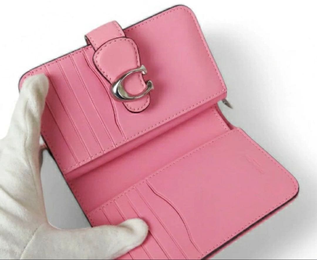 コーチ COACHタビースムーズレザーミディアムウォレット