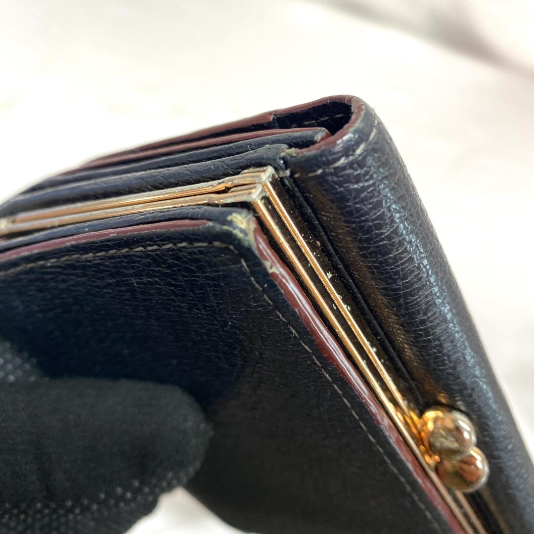 ヴィヴィアンウエストウッド 3つ折財布 がま口 ブラック