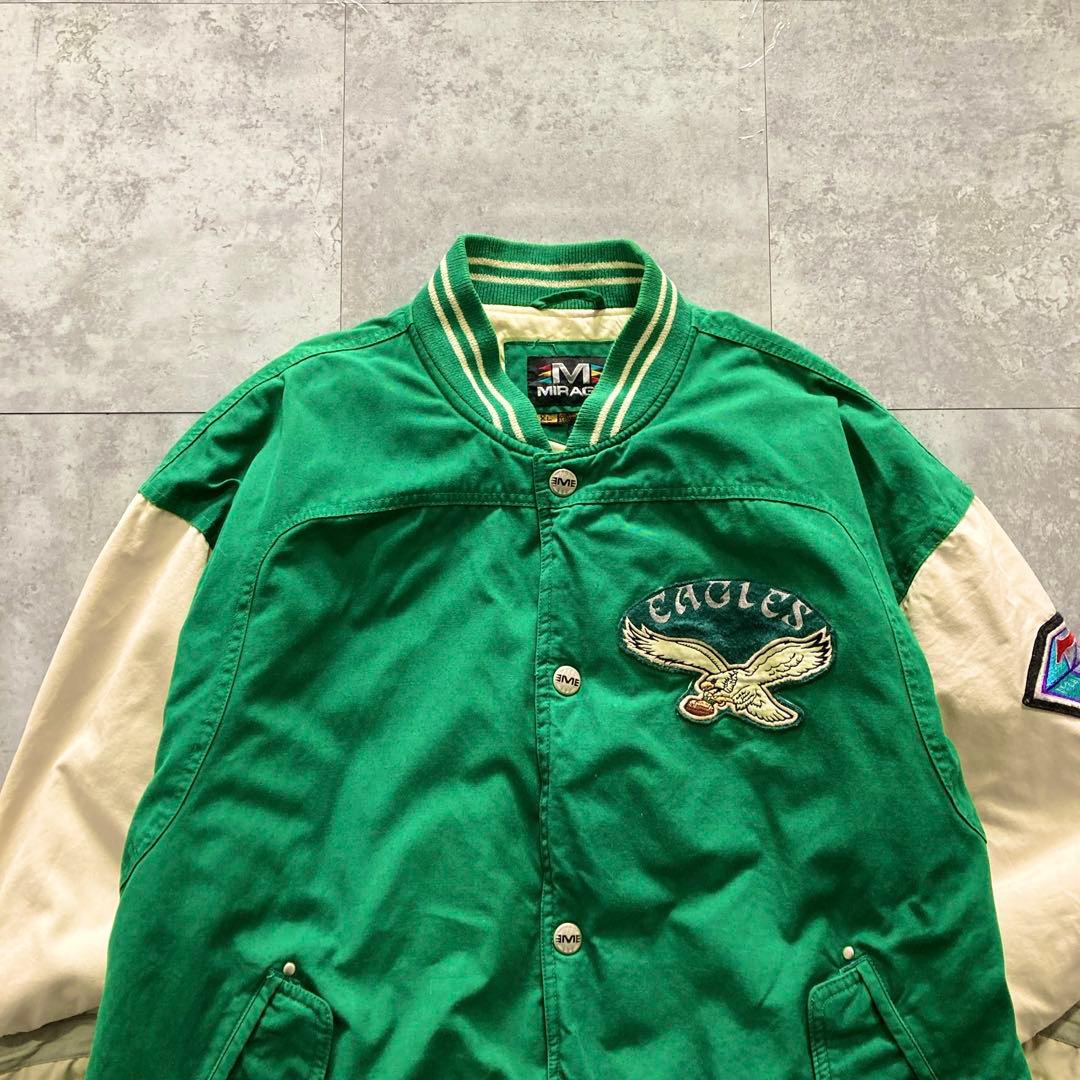 【90s】MIRAGE 75周年EAGLES 中綿 ブルゾン コットンスタジャン