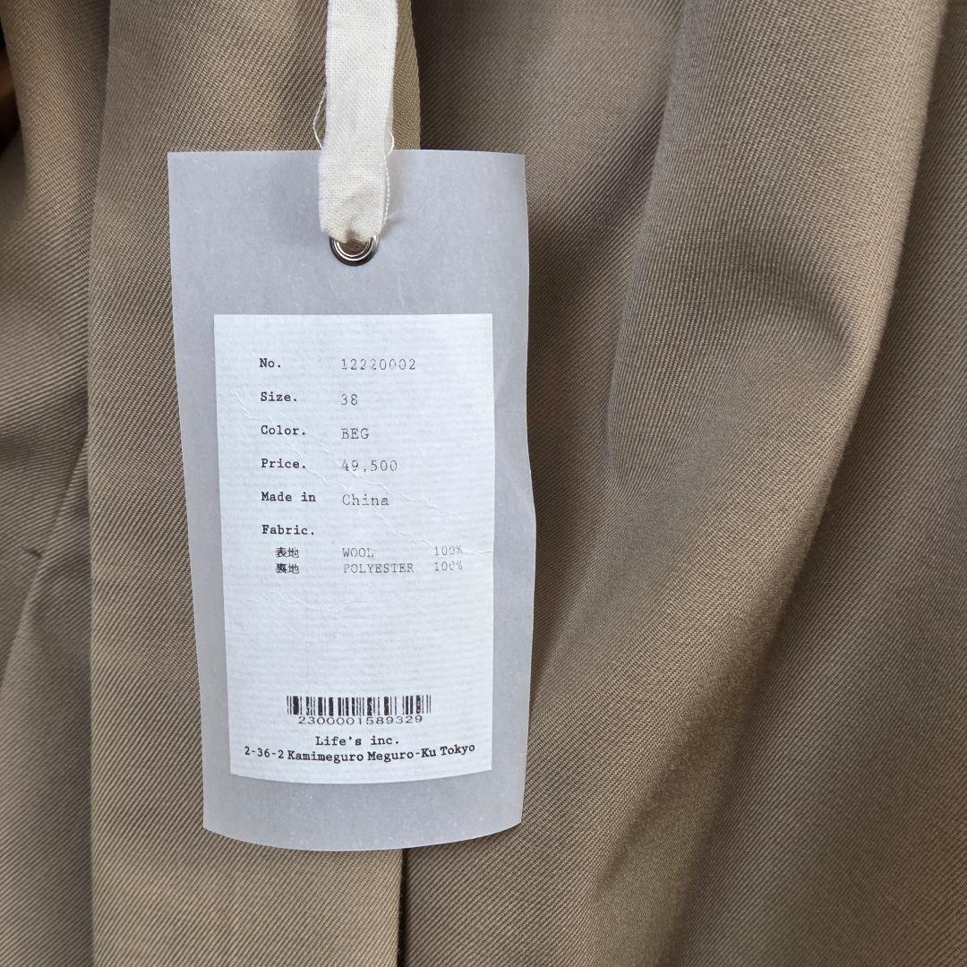 極美品　TODAYFULスタンドカラートレンチコート　size 38