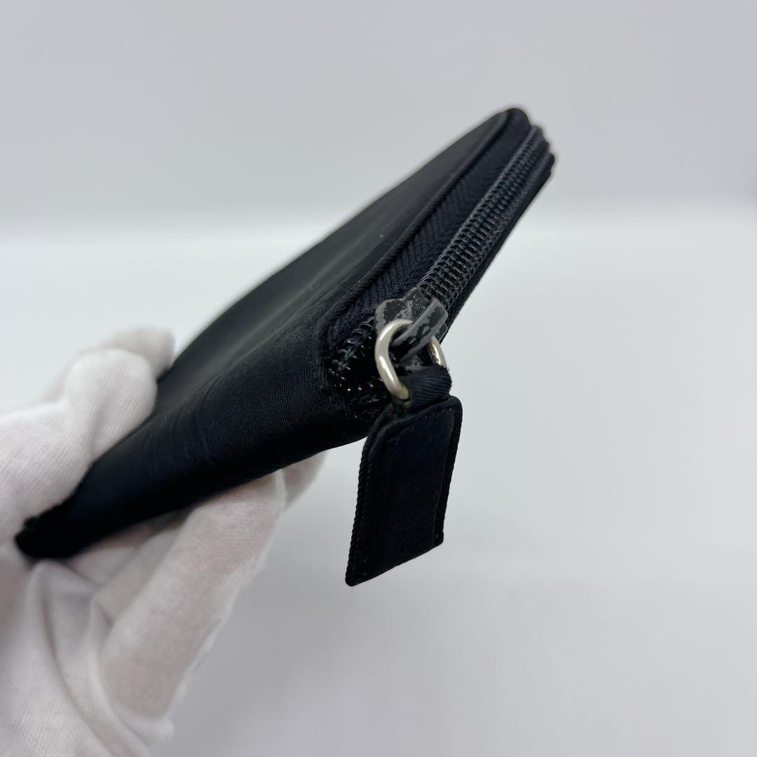 【美品】PRADA コンパクトウォレット M522 ナイロン ギャランティカード