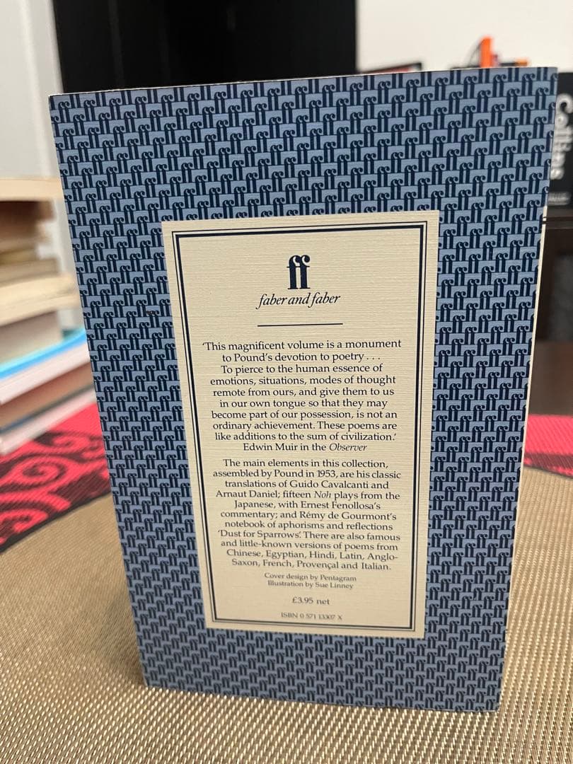 洋書 Ezra Pound: Translations