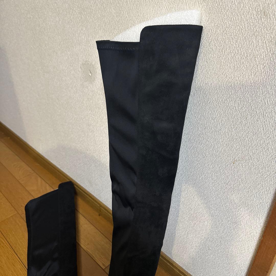 ブラックニーハイブーツ【最終価格】