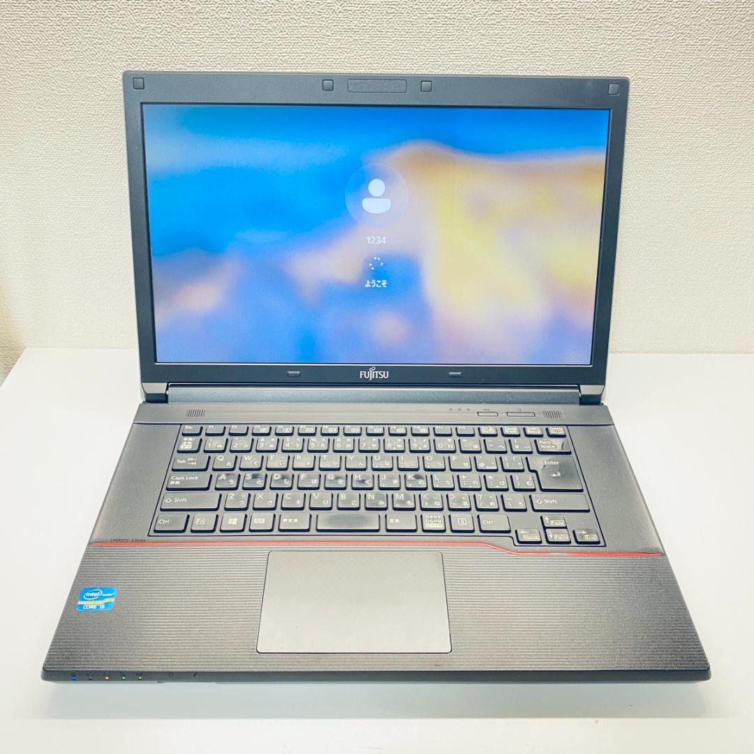FUJITSU Windows 11 i5 ノートPC DVDドライブ ジャンク