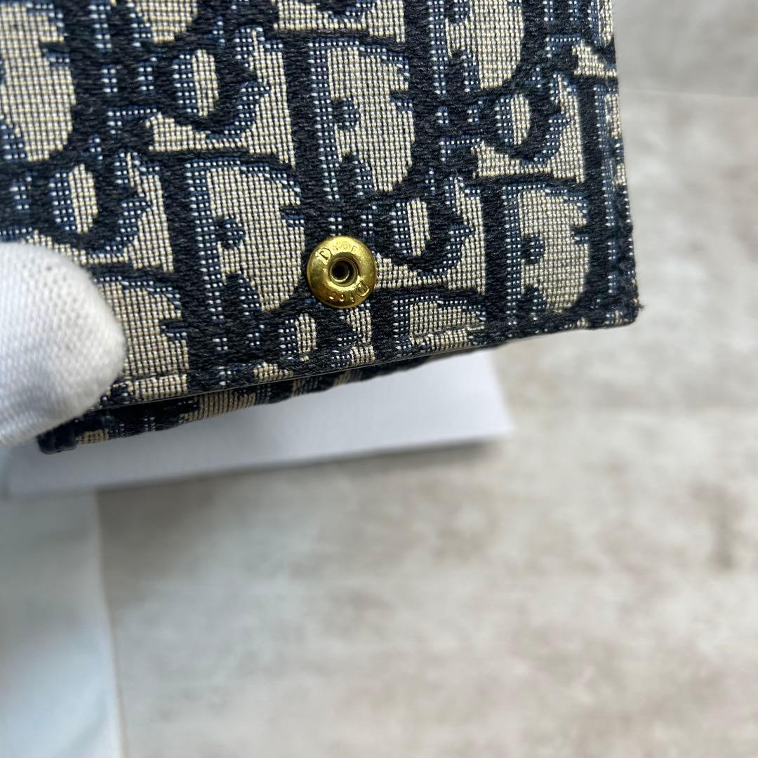 美品✨クリスチャンディオール キャンバス ロゴ モンテーニュ 三つ折り財布