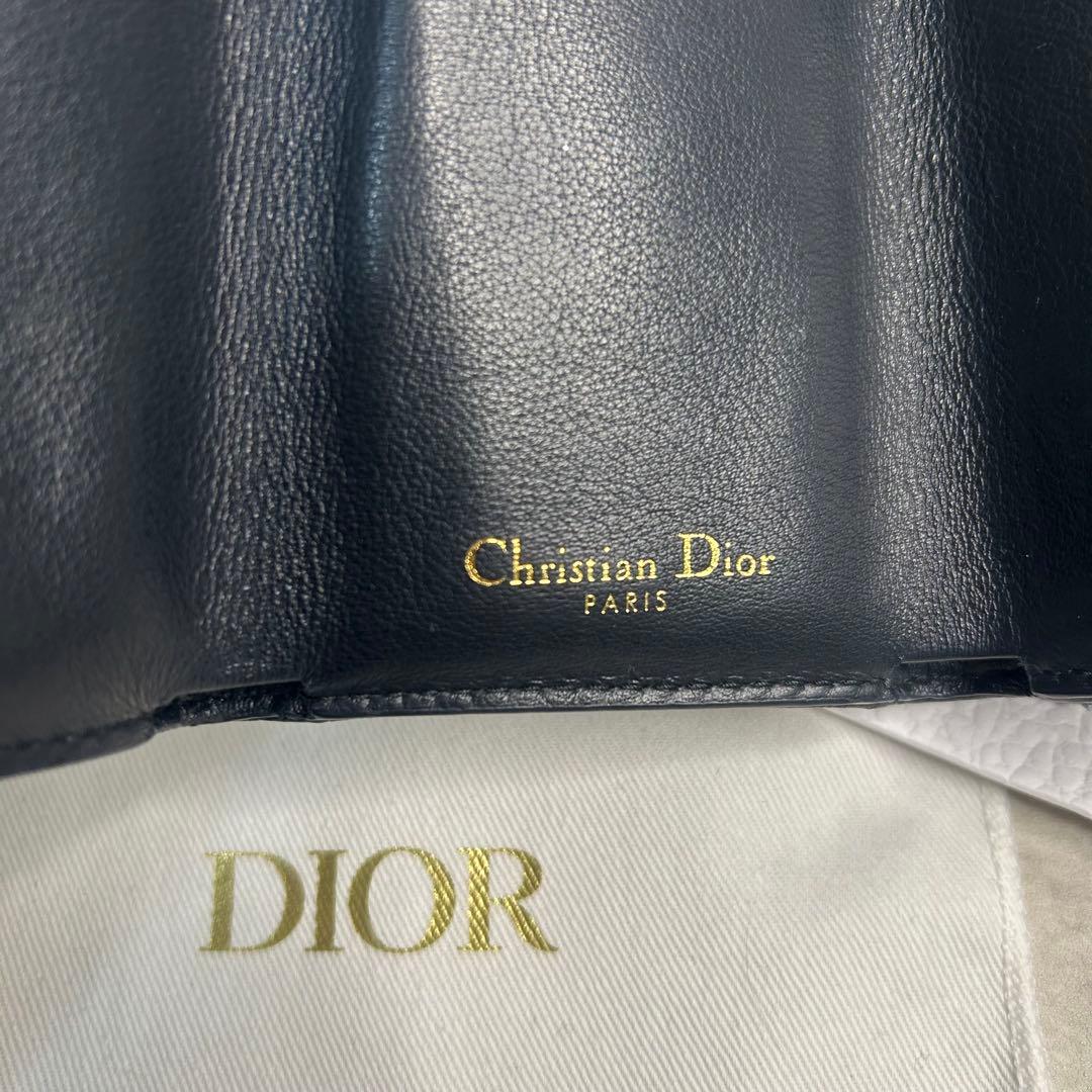 美品✨クリスチャンディオール キャンバス ロゴ モンテーニュ 三つ折り財布