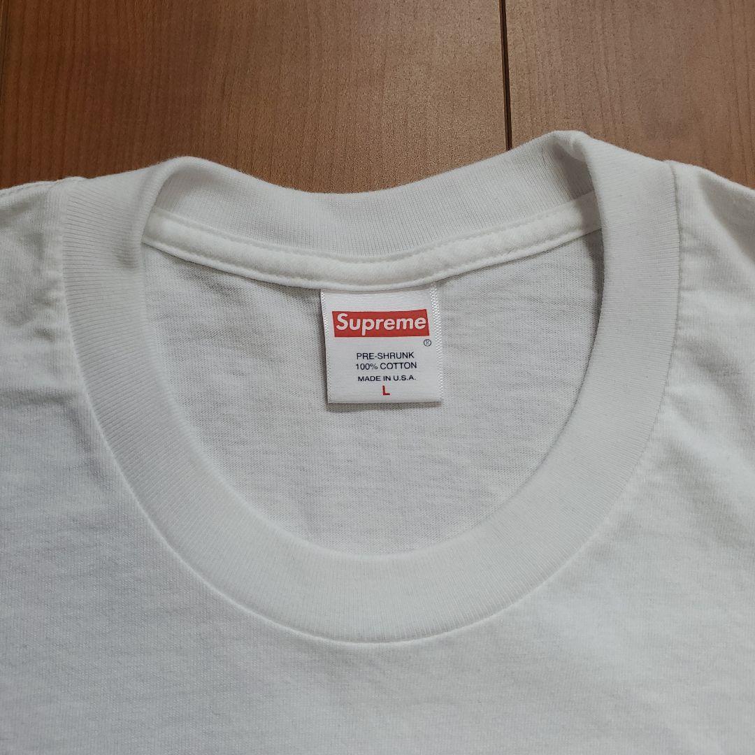 Supreme Smoke Tee \"White\"　L