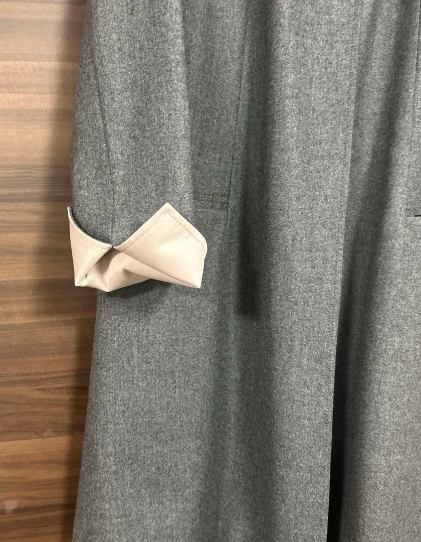 foxey グレー　ミンクファー付き　グレーコート