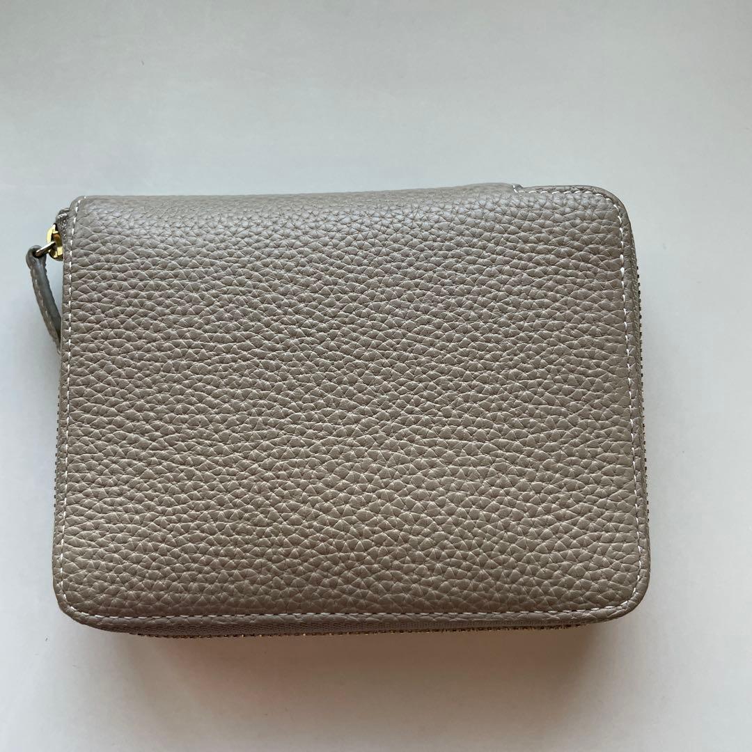 ボナベンチュラBONAVENTURA 二つ折り財布 グレージュ