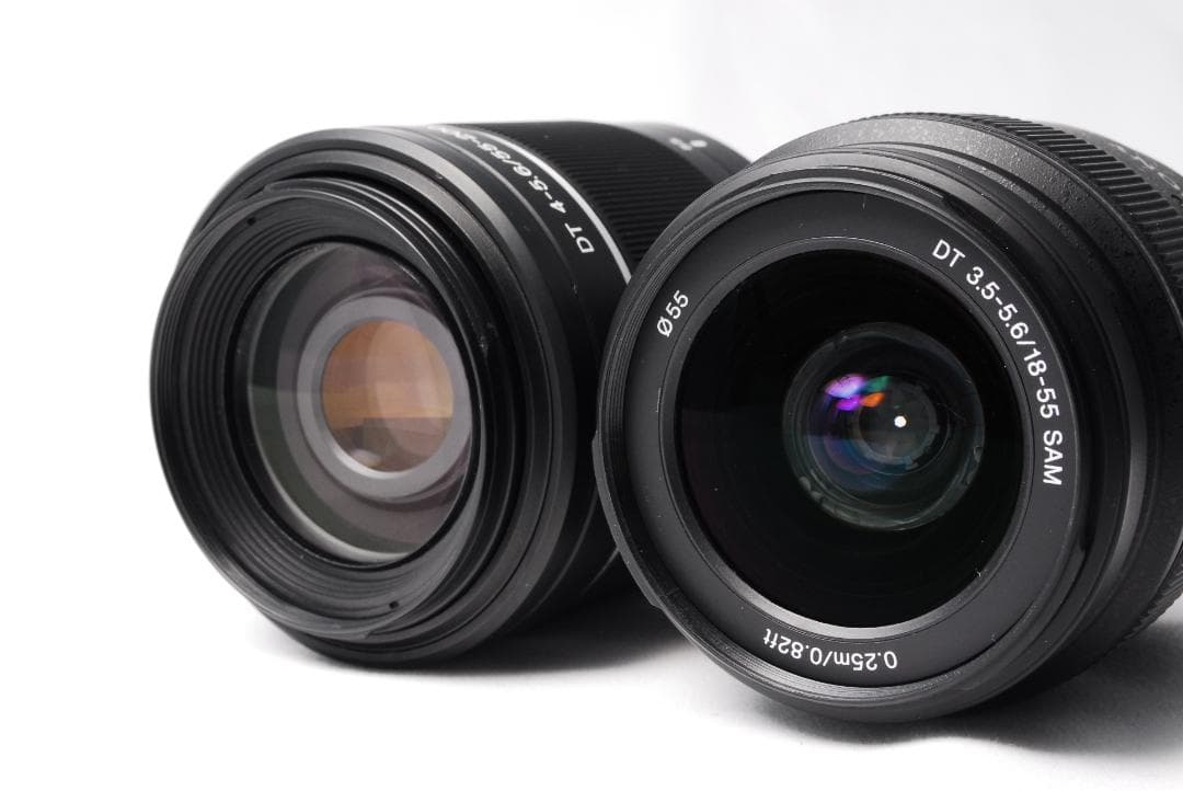 【美品】SONY α65 デジタル一眼レフ Wレンズセット Wi-Fi付き