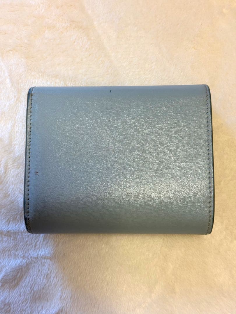 CELINE ライトブルー 二つ折り財布