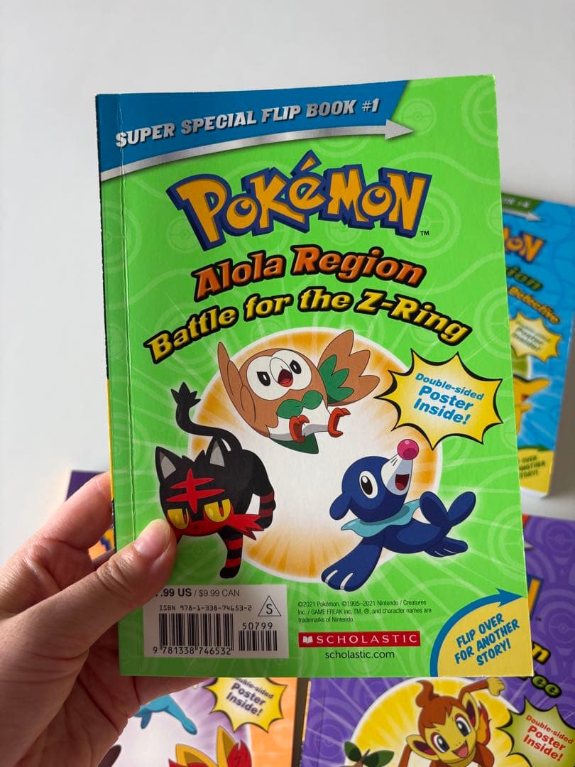 Pokemon English Chapter Book (4冊) セット