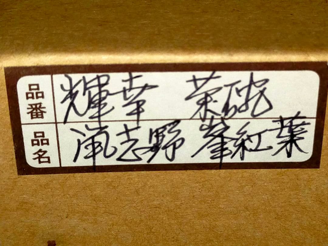 ♥未使用♥　峯紅葉写し　茶碗　⑦　鼠志野　【水野輝幸】　共箱付き　志野　茶道具