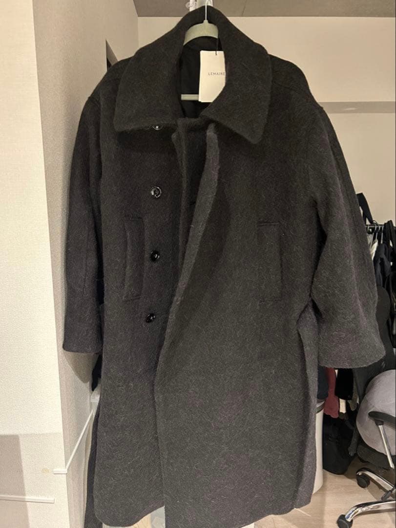 ジャケット・アウター LEMAIRE ASYMMETRICAL BATHROBE COAT