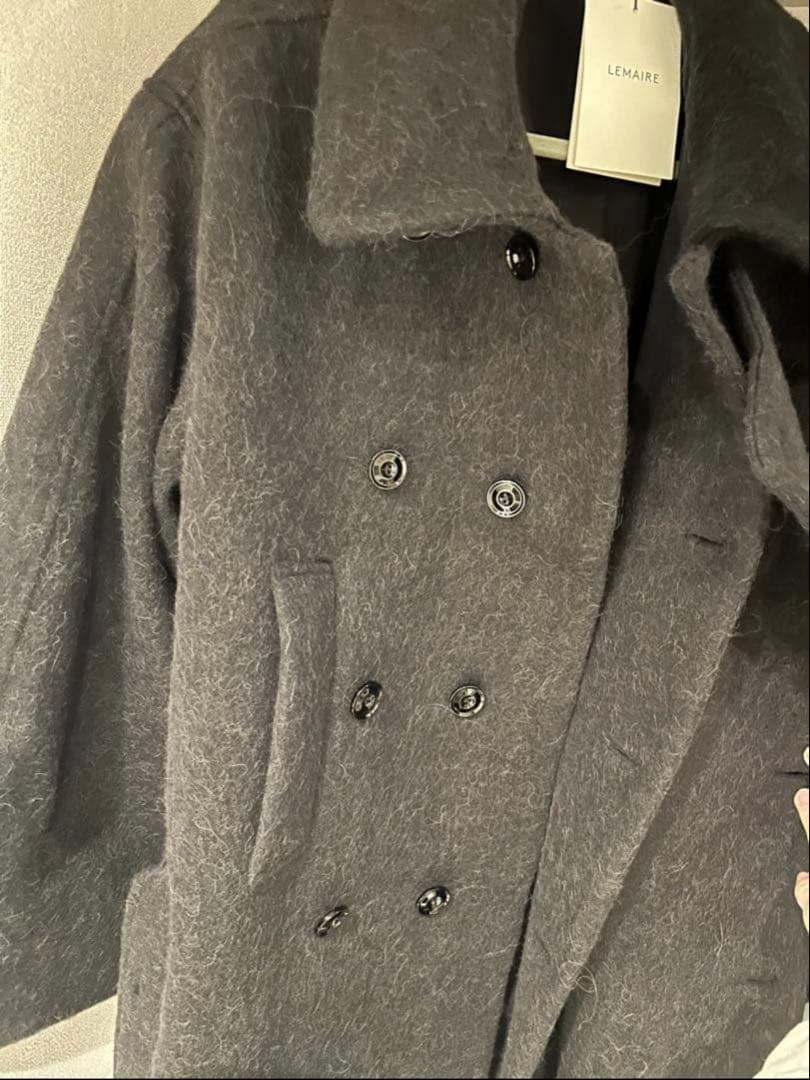 ジャケット・アウター LEMAIRE ASYMMETRICAL BATHROBE COAT