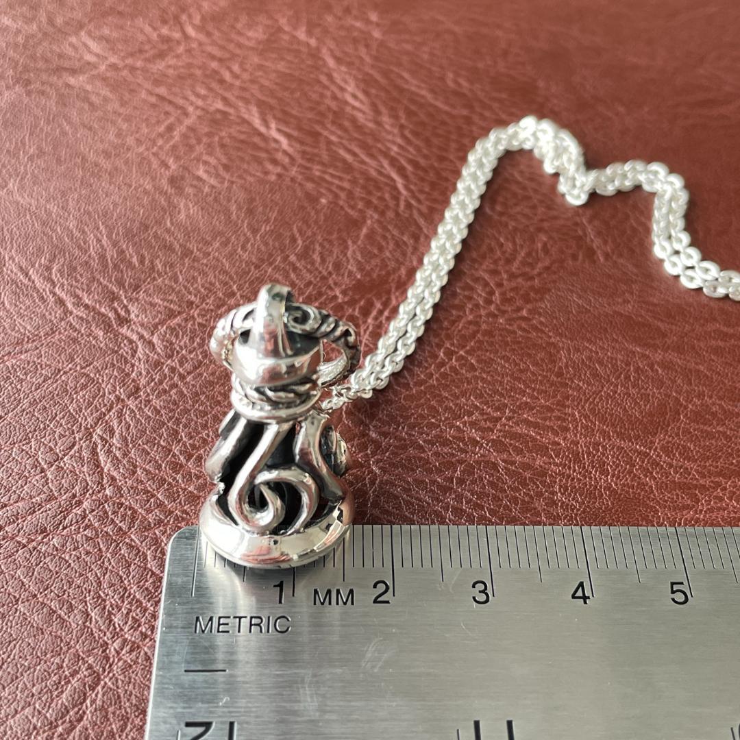 シルバー925 ペンダント ベル メンズ アクセサリー 鈴 スターリングシルバー