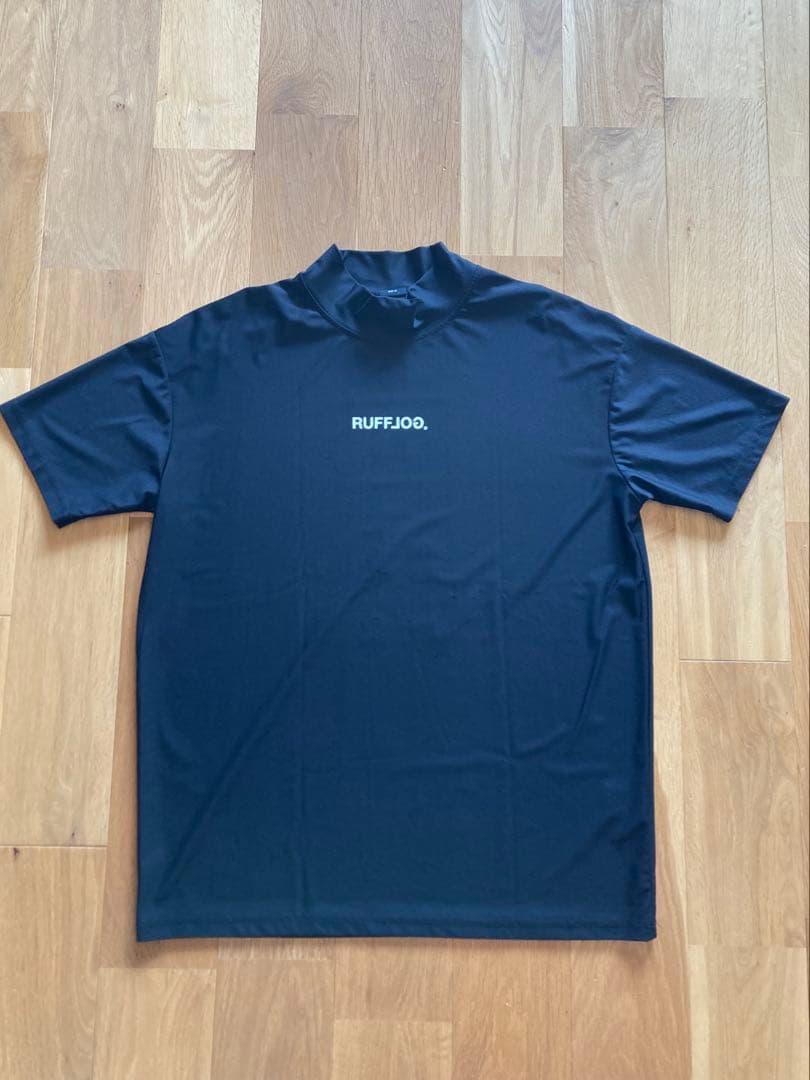 RUFFLOG ラフロッグ R&R ロゴ モックネック M ブラック
