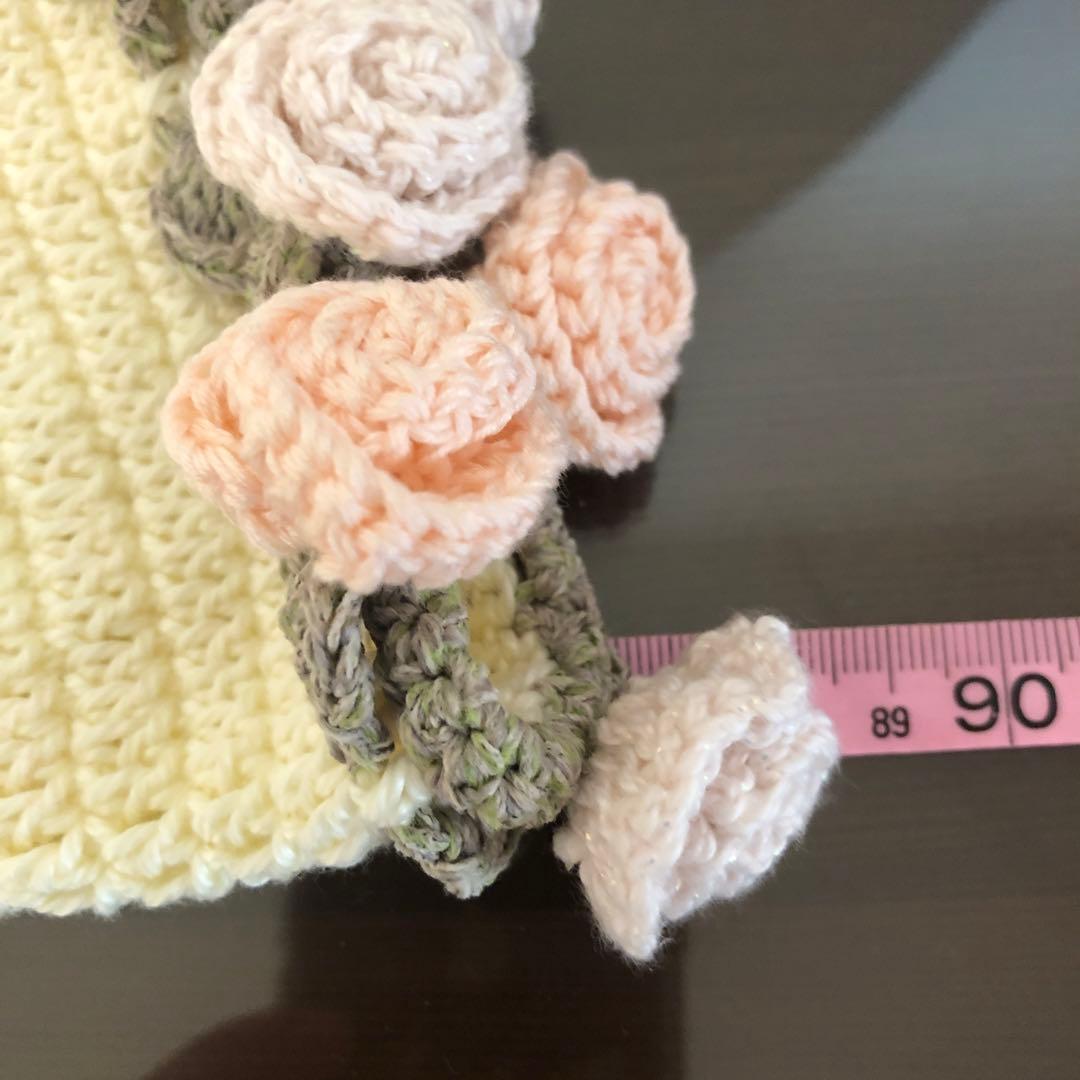 花束ブランケット♡ひざ掛け♡薔薇の花♡ブーケ♡ハンドメイド