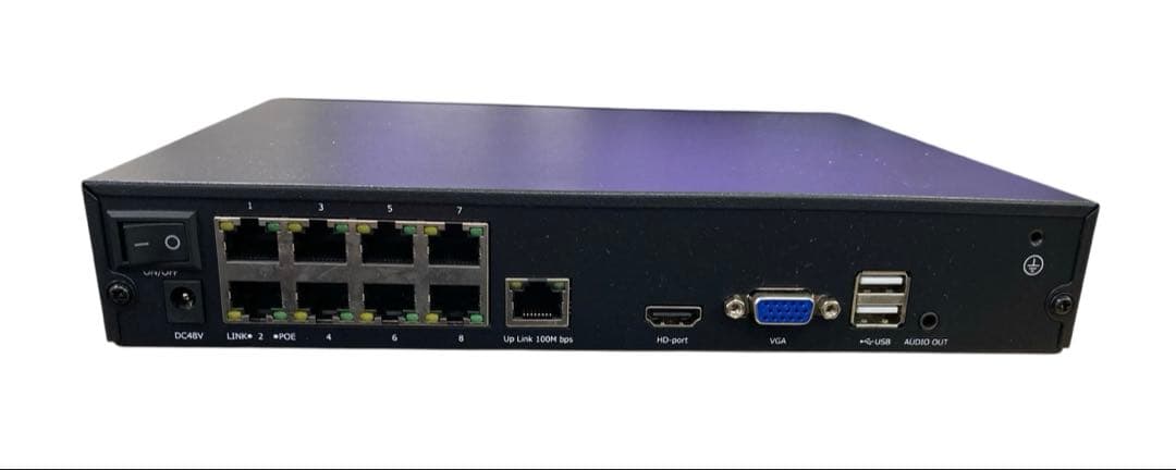【訳アリ品】 Ctronics 防犯カメラ4台 800万画素 2TB HDD内蔵