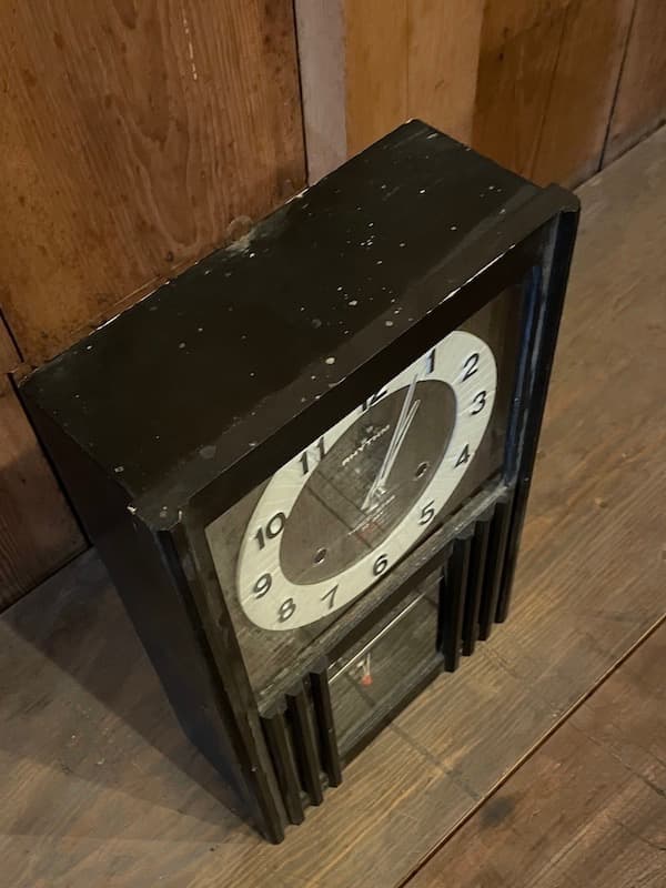 昭和レトロ　掛け時計（可動品）