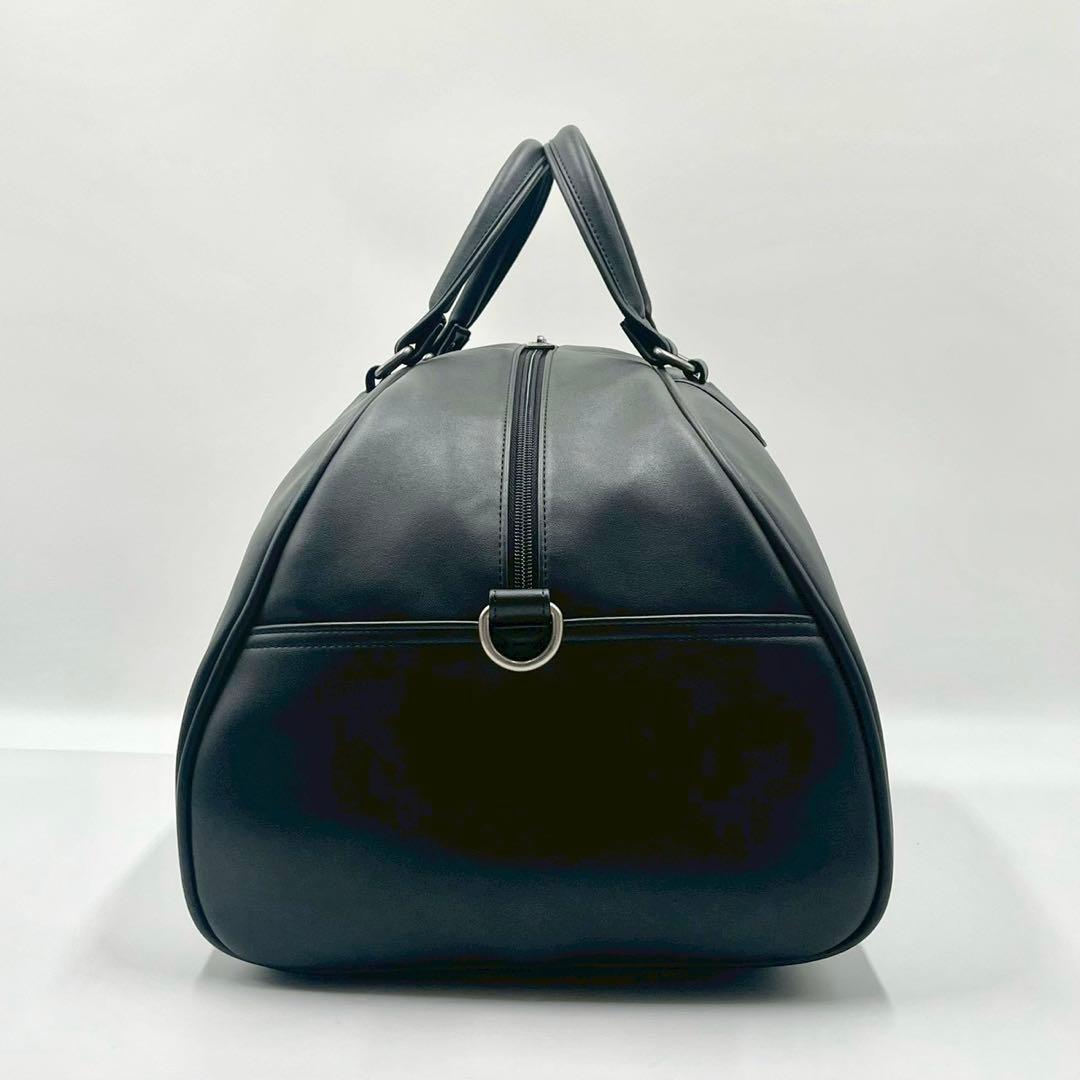 【未使用級】 DIESEL ボストンバッグ 2way 大容量 ブラック 黒