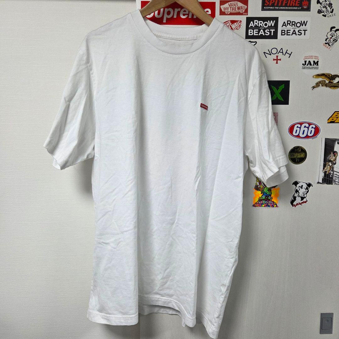 値下げ！Supreme 2枚セット small box logo tee XL