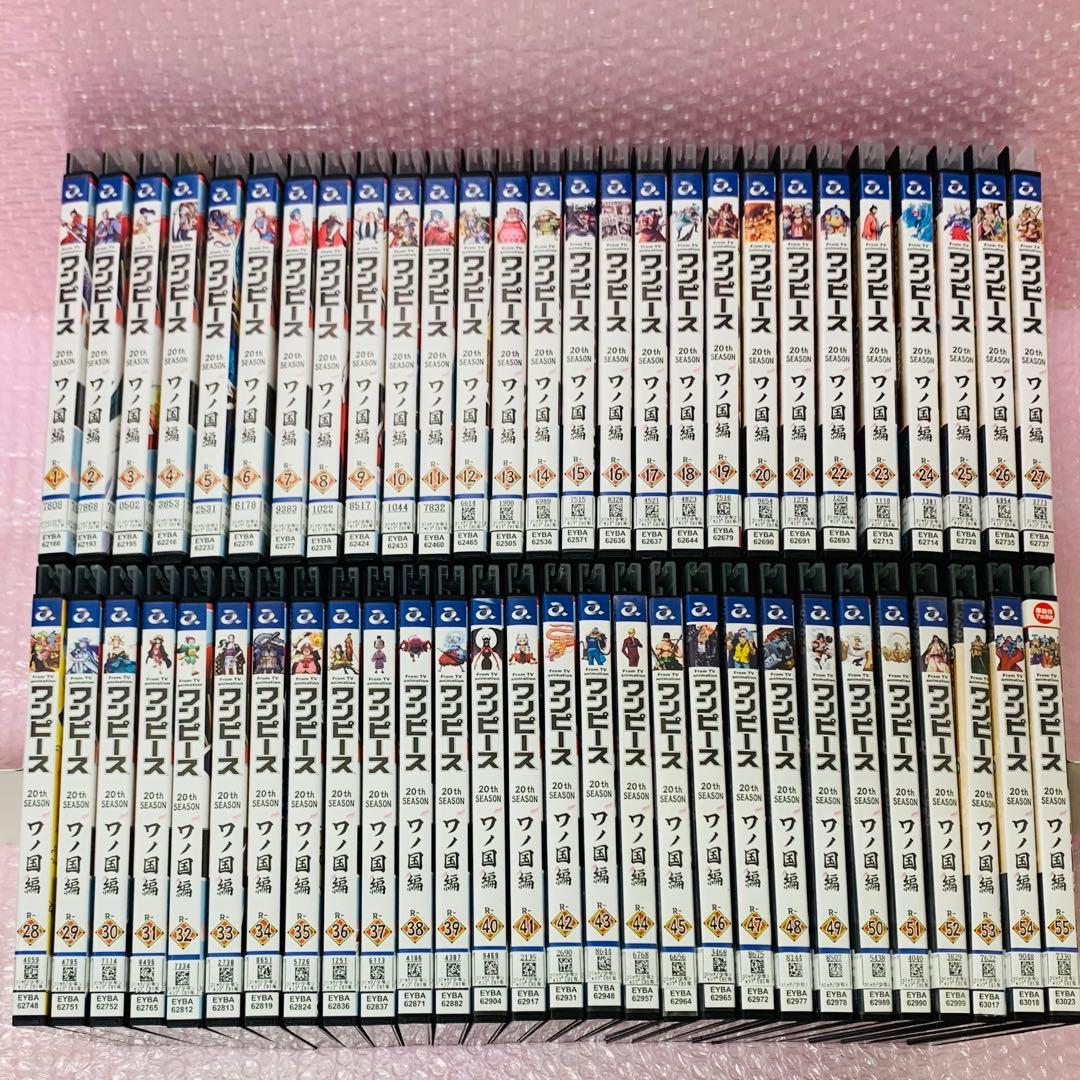 ケース付き　ワンピース 20THシーズン ワノ国編　DVD全巻セット　全55巻