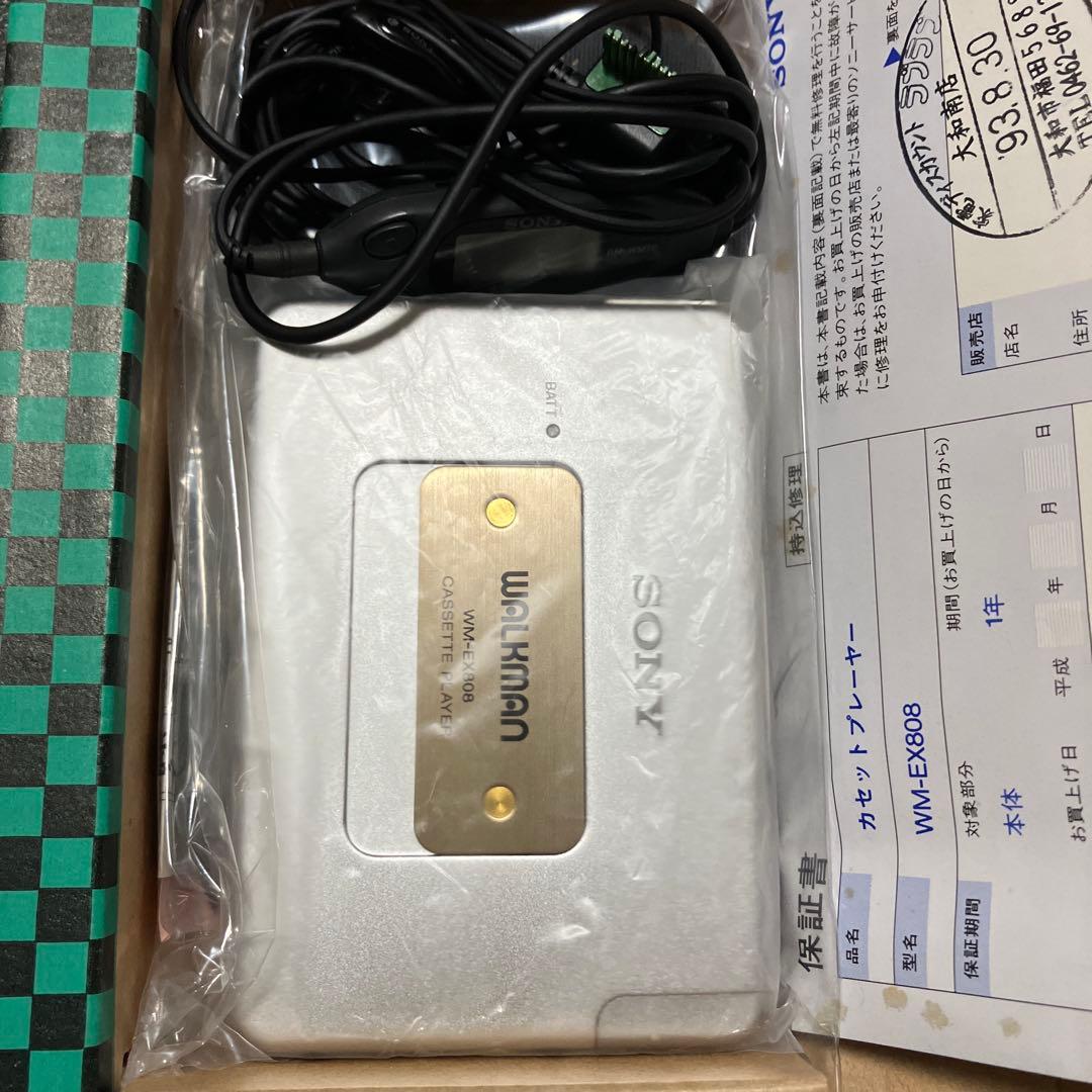 ソニー SONY WALKMAN カセットプレーヤー WM-EX808