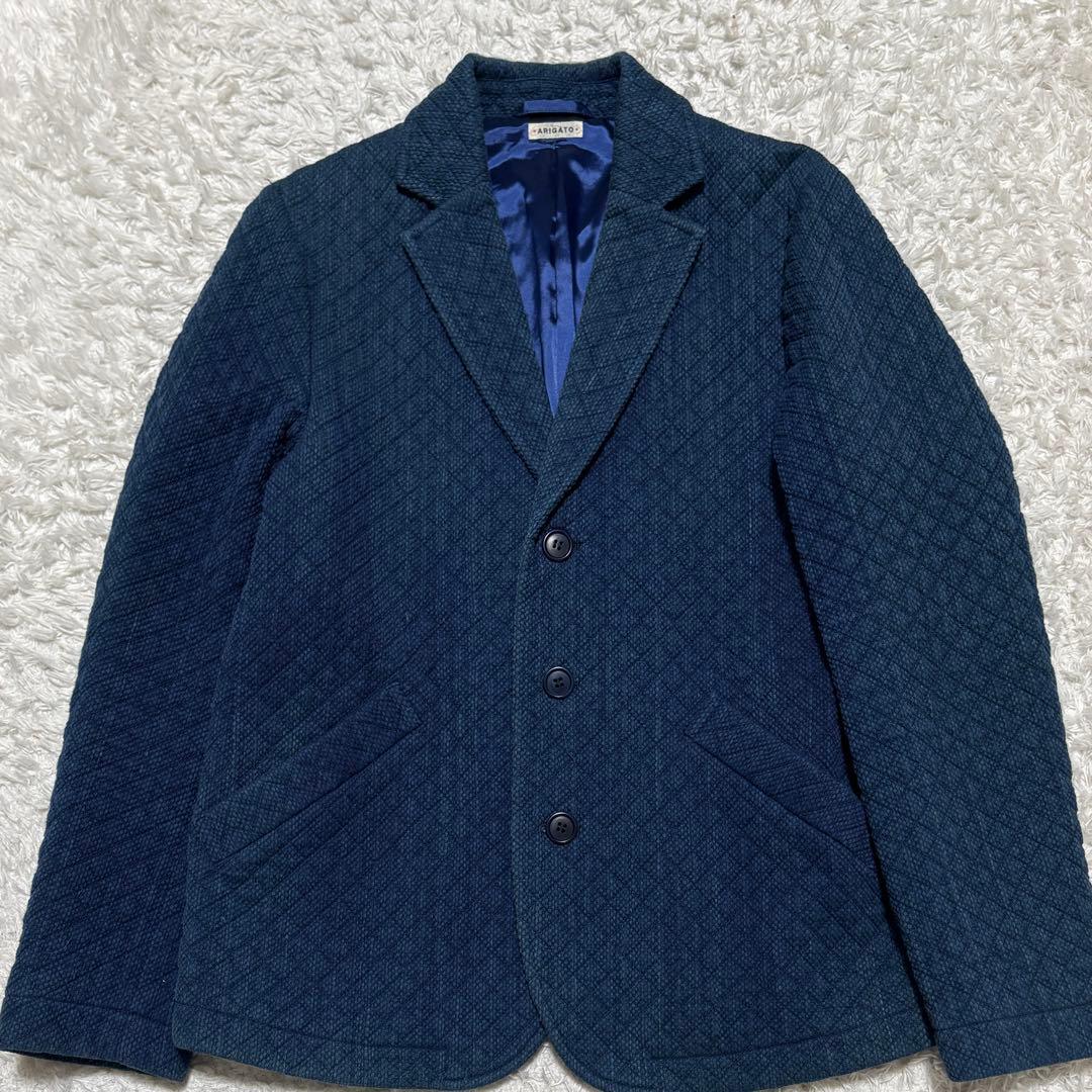 BLUE BLUE カセゾメサシコ スモールダイヤモンドキルトジャケット　IDG