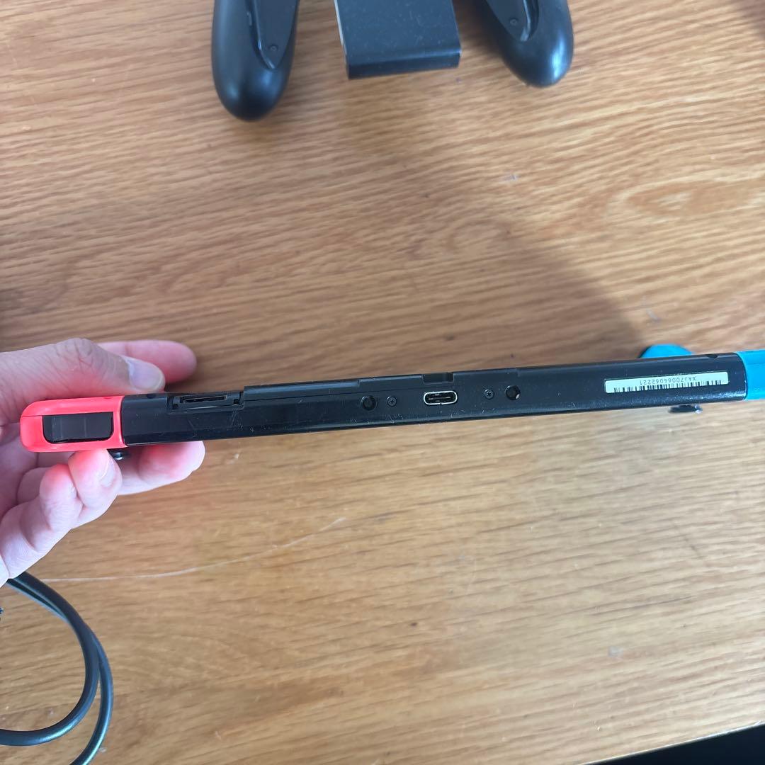 【ジャンク】Nintendo Switch 本体 青/赤 充電器付き