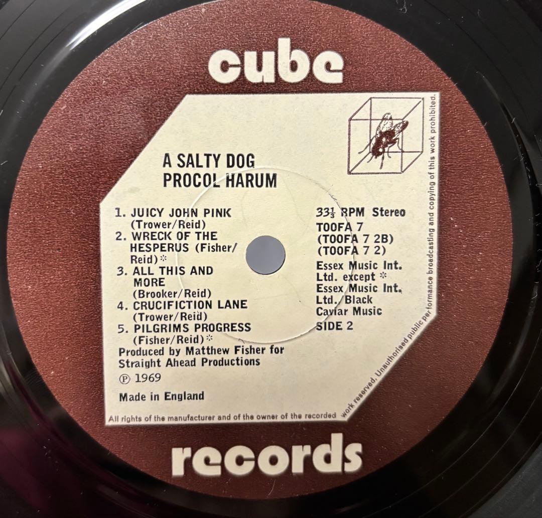 プロコルハルム 青い影 / A Salty Dog 　2枚組　英盤レコード 希少