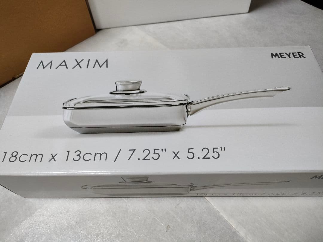 MEYER　マイヤー　 マキシム SS蓋付エッグパン 18cm　新品、未使用品
