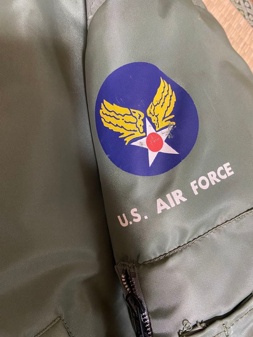MA-1 フライトジャケット U.S. AIR FORCE プリント付き