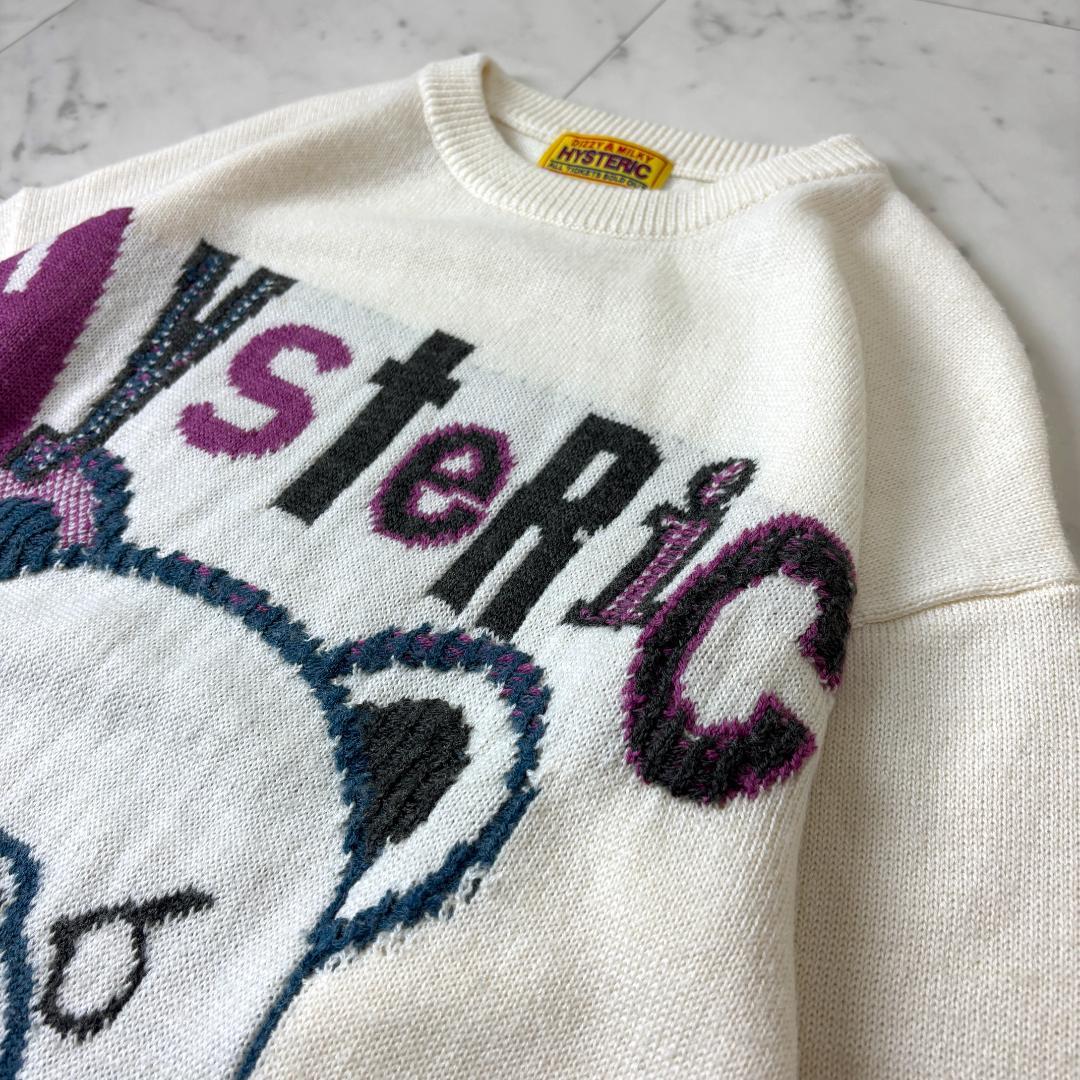 ヒステリックグラマー PATCH BEARジャカード ワンピース フリー クマ