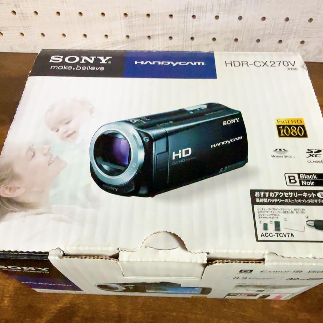 SONY ハンディカム 本体 ブラック HDR-CX270V