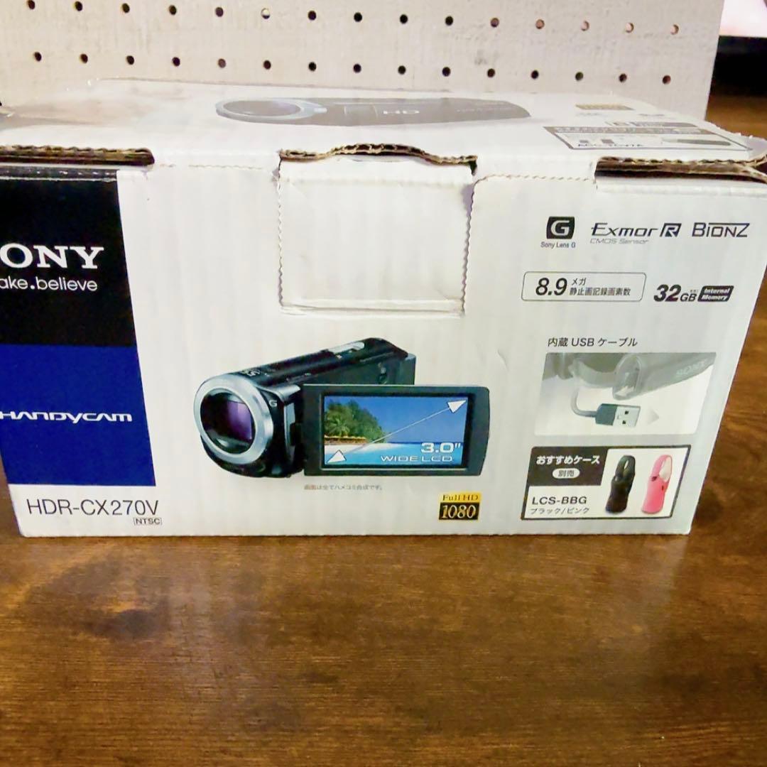 SONY ハンディカム 本体 ブラック HDR-CX270V