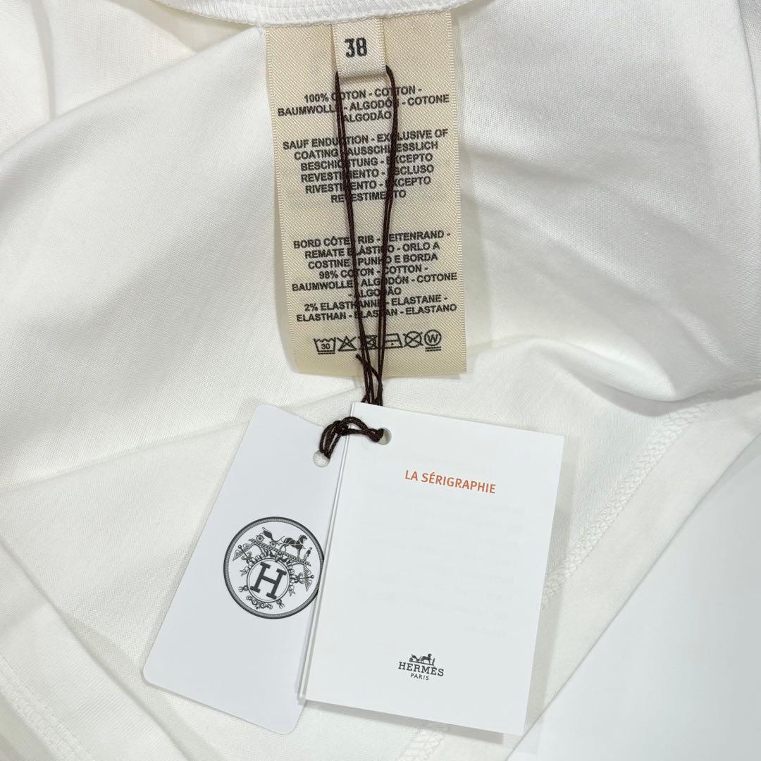 新品未使用　HERMÈS ホワイト Tシャツ