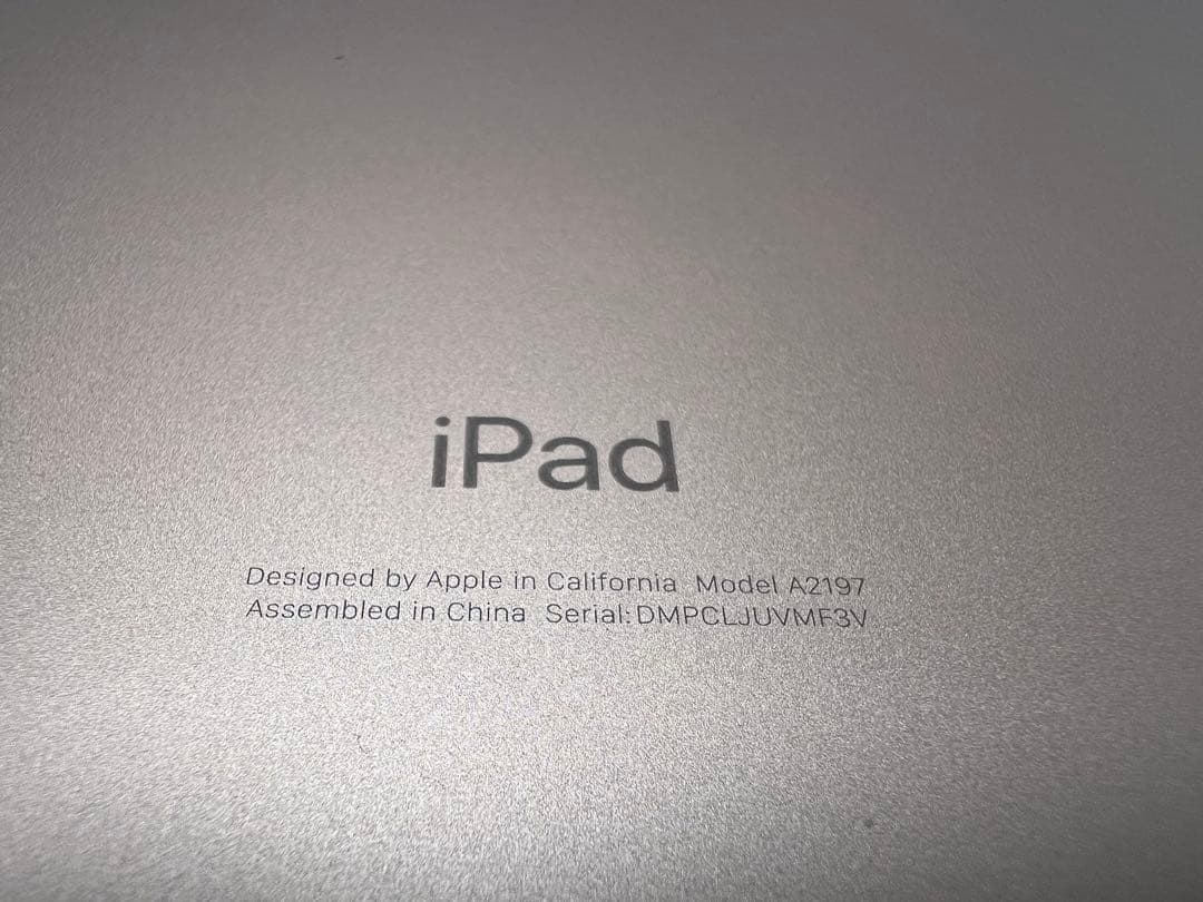 iPad 第7世代 Wi-Fiモデル A2197 128GB