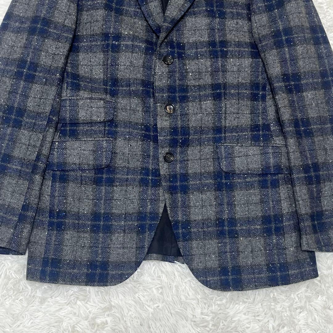 極美品✨ボリオリ テーラードジャケット YORK カシミヤ混 大きいサイズ 3B