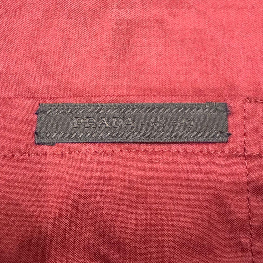 【未使用】定価8万PRADA プラダ 胸ポケット コットン Tシャツ