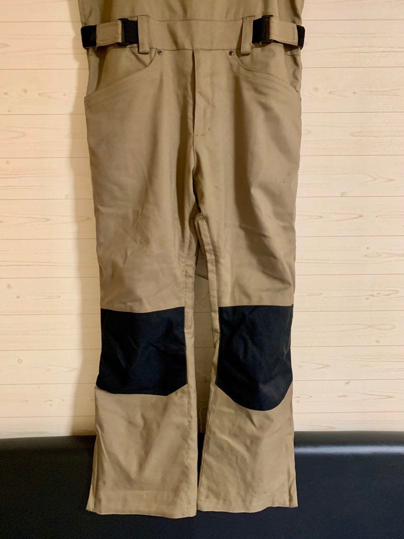 NAMELESSAGE ネームレスエイジ ベージュ オーバーオール ビブパンツ