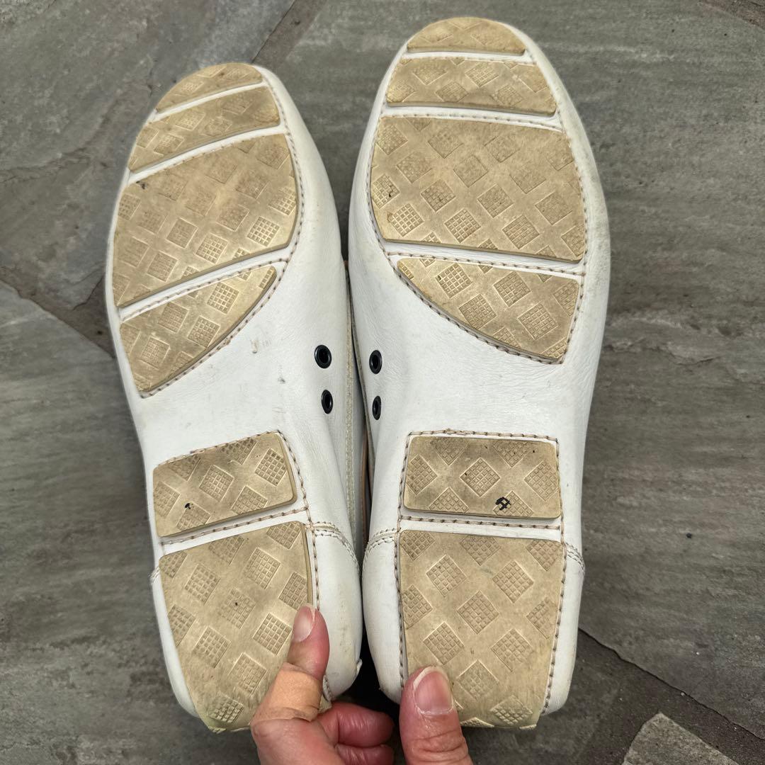 Bottega Veneta デッキシューズ ホワイト　41ハーフ