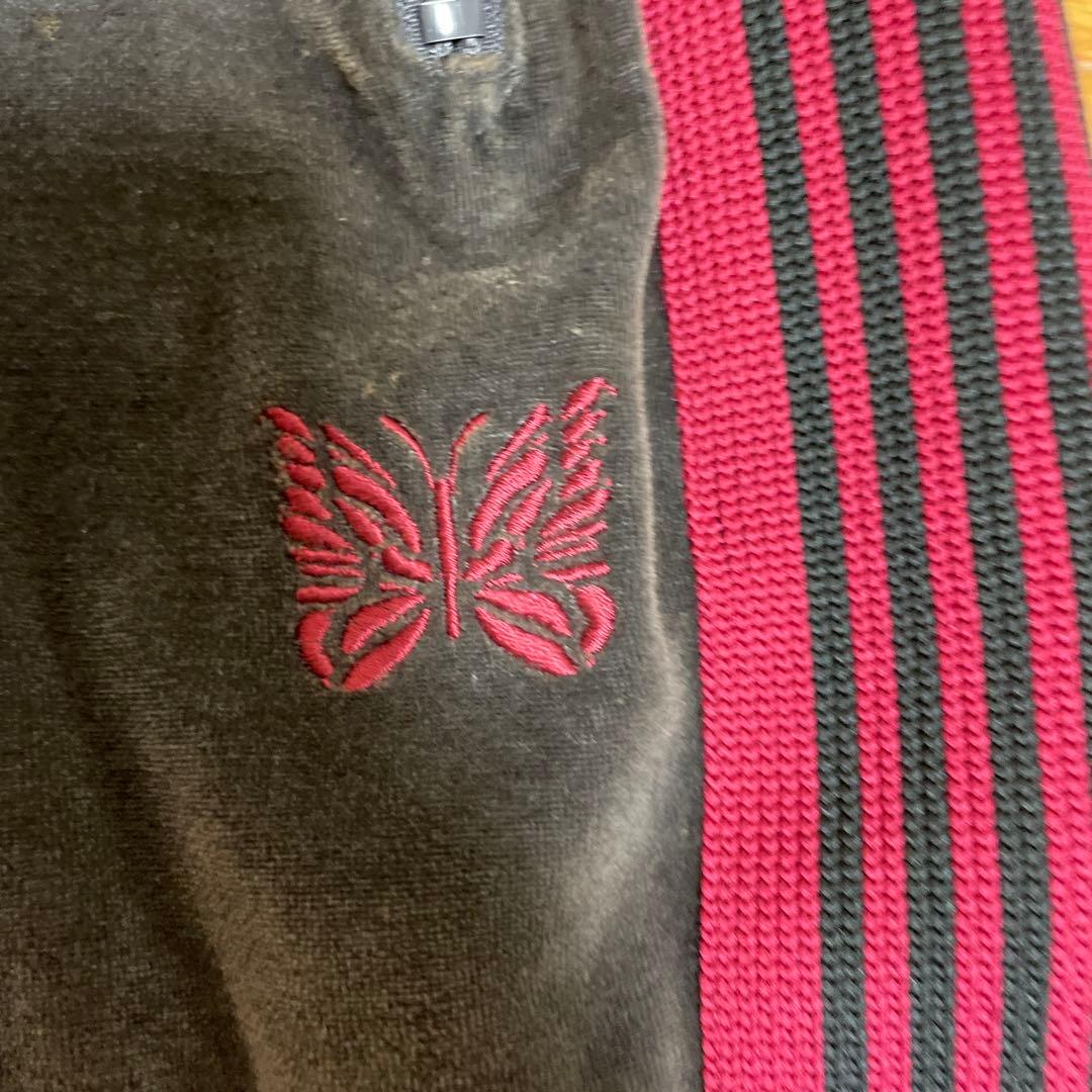 【正規品】　Needles ベロア　グレーピンクパンツ　xs